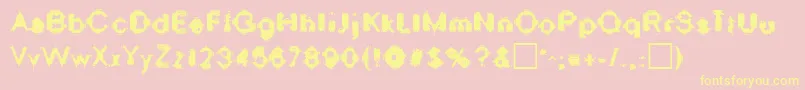 More about OscillateRegular Font OscillateRegular Font – Yellow Fonts on Pink Background