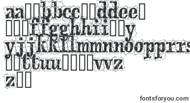 PuzzlefaceLeMonde font – lithuanian Fonts