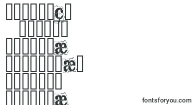 PuzzlefaceLeMonde font – chinese Fonts (simplified)