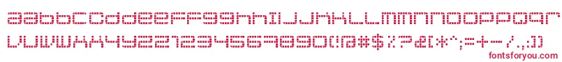 Jethoseloose Font – Red Fonts on White Background