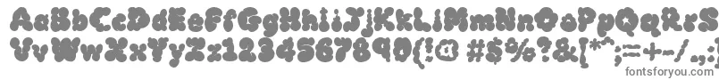 Шрифт MckloudBlack – серые шрифты
