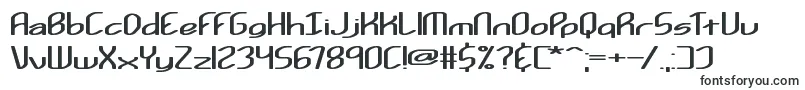 KurvatureBrk-fontti – Kauniilla fonteilla tehdyt kyltit