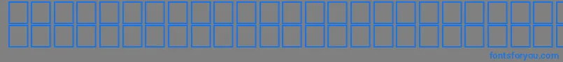 AlSaremBold-Schriftart – Blaue Schriften auf grauem Hintergrund