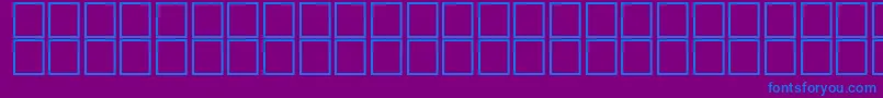 AlSaremBold Font – Blue Fonts on Purple Background