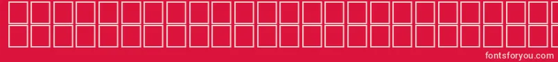 fuente AlSaremBold – Fuentes Rosadas Sobre Fondo Rojo