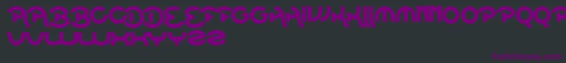 BeatOfDrum Font – Purple Fonts on Black Background