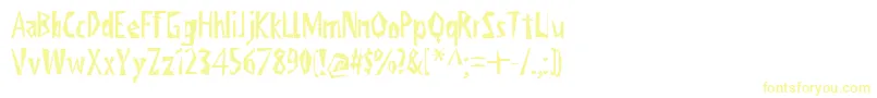 ViktorsLittlCreepyHorror Font – Yellow Fonts