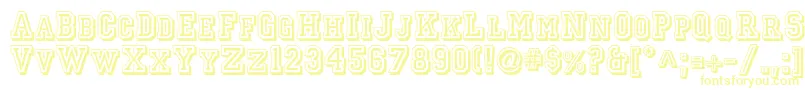 Подробнее о шрифте Jerseyletters Шрифт Jerseyletters – жёлтые шрифты