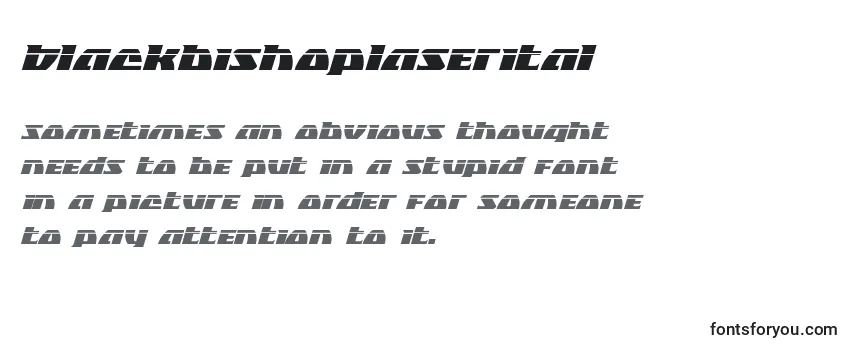 Blackbishoplaserital Font