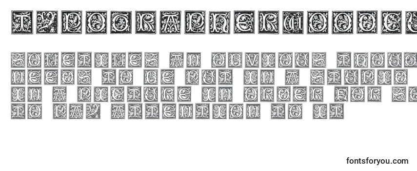 Typographerwoodcut01 Font