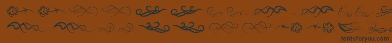 Windofchange Font – Black Fonts on Brown Background