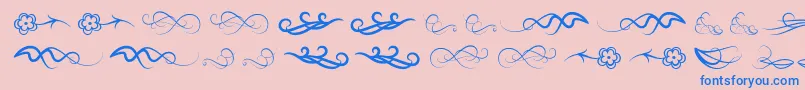 fuente Windofchange – Fuentes Azules Sobre Fondo Rosa