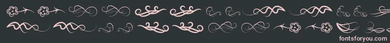 Windofchange Font – Pink Fonts on Black Background