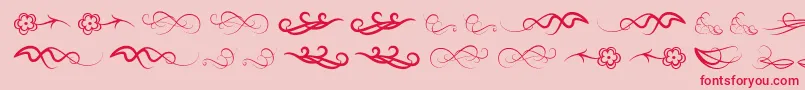 Windofchange Font – Red Fonts on Pink Background