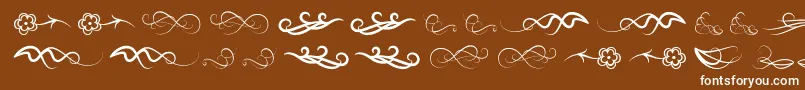 Windofchange Font – White Fonts on Brown Background