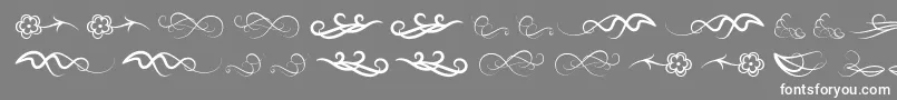 Windofchange Font – White Fonts on Gray Background