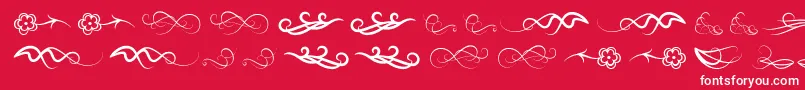 Windofchange Font – White Fonts on Red Background