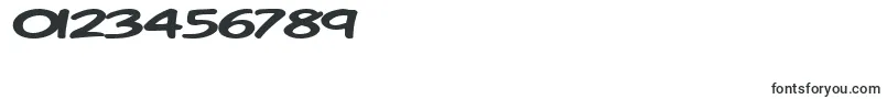 Japanscript911Bold Font – Fonts for Numbers and Digits