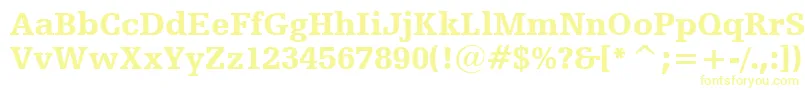 HumanistSlabserif712BlackBt Font – Yellow Fonts