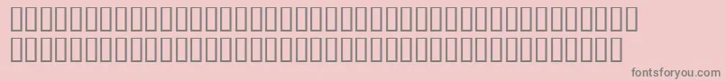Fredflahertysh Font – Gray Fonts on Pink Background
