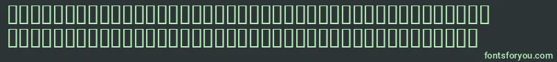 Fredflahertysh Font – Green Fonts on Black Background