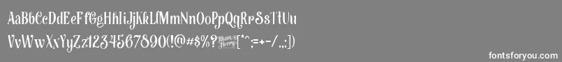 AfectaFreeVersion Font – White Fonts on Gray Background