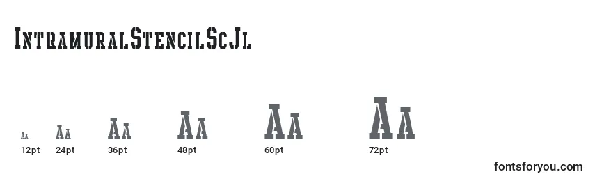 IntramuralStencilScJl Font Sizes
