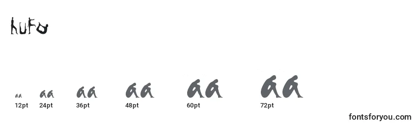 Hufo Font Sizes