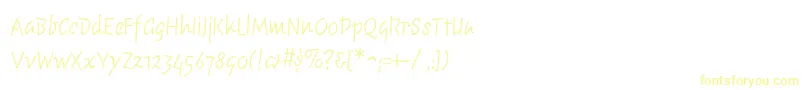 Weitere Informationen zur Chunkymonkey-Schriftart Chunkymonkey-Schriftart – Gelbe Schriften