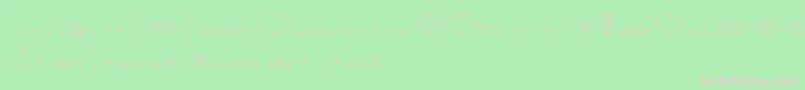 fuente CalligraphiaLatinaFree – Fuentes Rosadas Sobre Fondo Verde