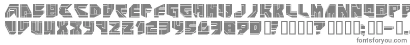 Neopangaia-fontti – harmaat kirjasimet valkoisella taustalla