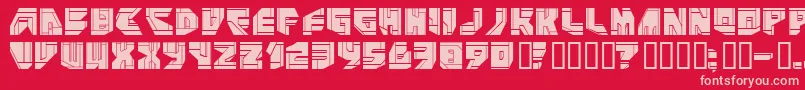 Neopangaia Font – Pink Fonts on Red Background