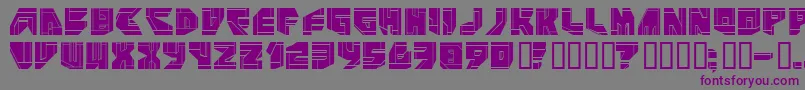 Neopangaia Font – Purple Fonts on Gray Background