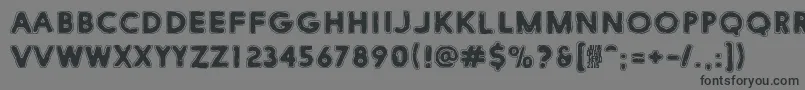 WhiteSubmarine Font – Black Fonts on Gray Background