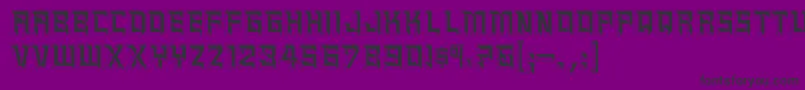 Epitaph-Schriftart – Schwarze Schriften auf violettem Hintergrund