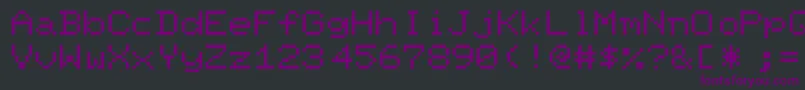 fuente PixelscreenRegular – Fuentes Moradas Sobre Fondo Negro