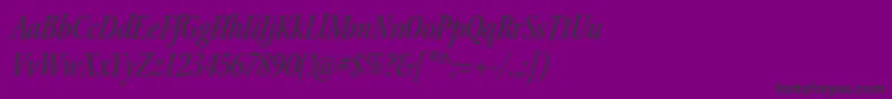 KeplerstdCnitsubh Font – Black Fonts on Purple Background