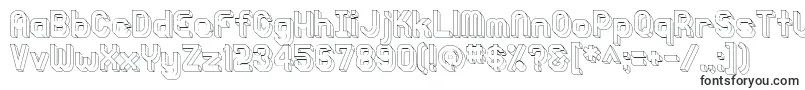 Шрифт Knochen3DOutlined – плакатные шрифты