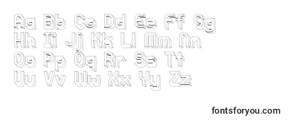 Knochen3DOutlined Font