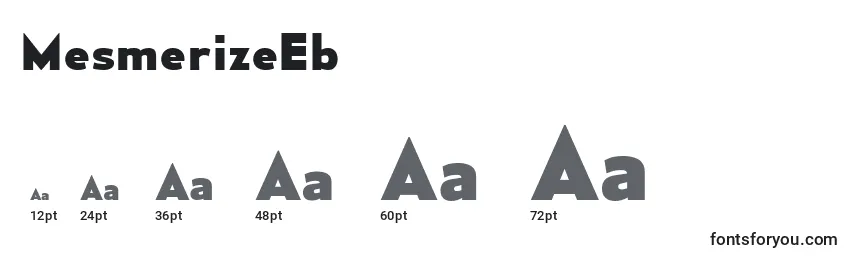 MesmerizeEb Font Sizes
