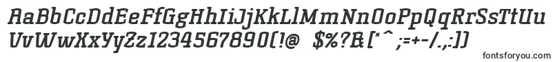 KorneuburgSlabBoldSlanted Font – Fonts Starting with K