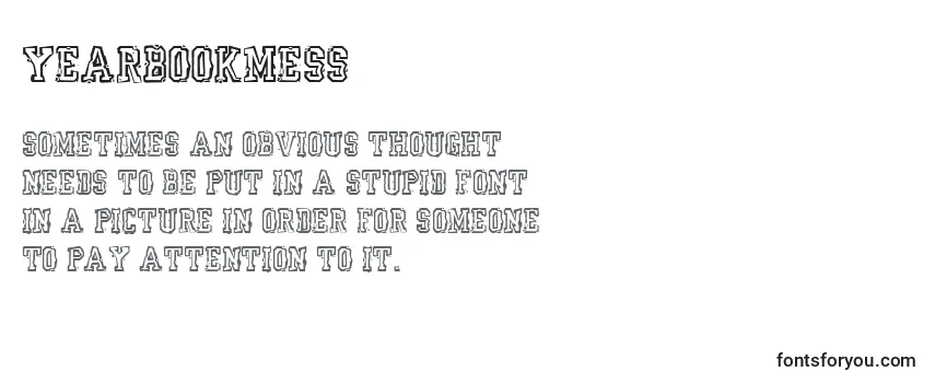 Yearbookmess Font