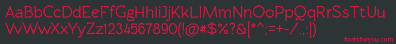 Rawengulkbold Font – Red Fonts on Black Background