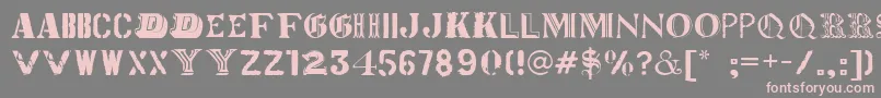 Worldtour Font – Pink Fonts on Gray Background