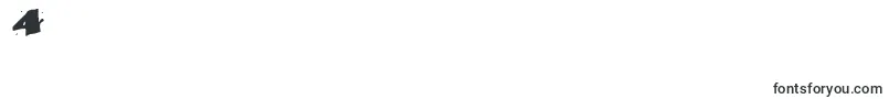 BackRegularTtnorm Font – Fonts for Digit 4