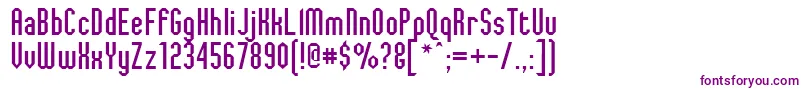 JaggedDreams Font – Purple Fonts on White Background