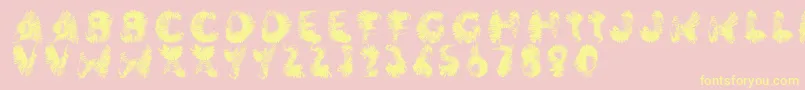 More about Wingwalker Font Wingwalker Font – Yellow Fonts on Pink Background