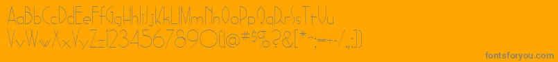 More about SadelleRegular Font SadelleRegular Font – Gray Fonts on Orange Background