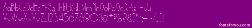 SadelleRegular Font – Pink Fonts on Purple Background
