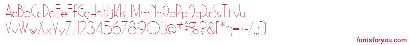 SadelleRegular-Schriftart – Rote Schriften auf weißem Hintergrund